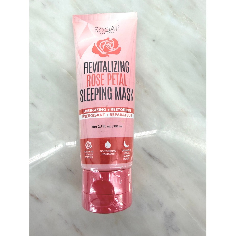 Soo'AE New York Revitalizing‎ Rose Petal Sleeping Mask 2.7 fl oz 80ml